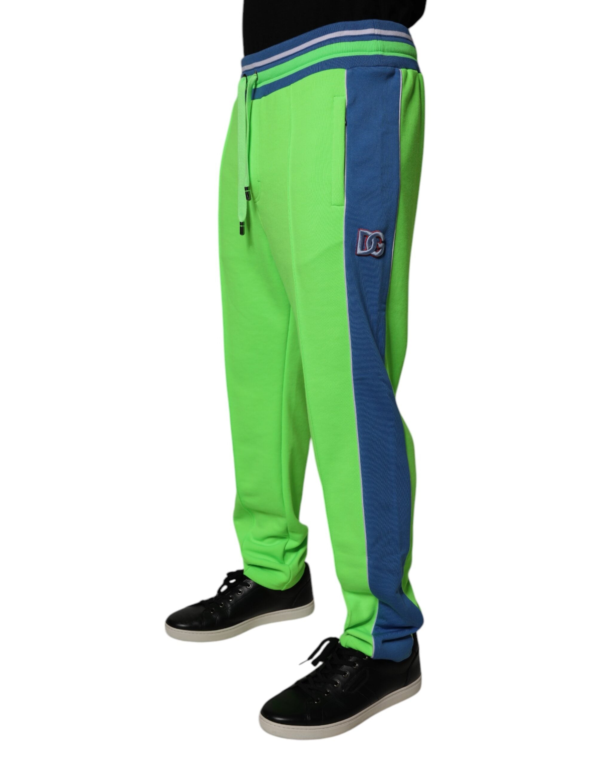 Dolce & Gabbana Green Blue Jogger SweatMen's Men's Pants
