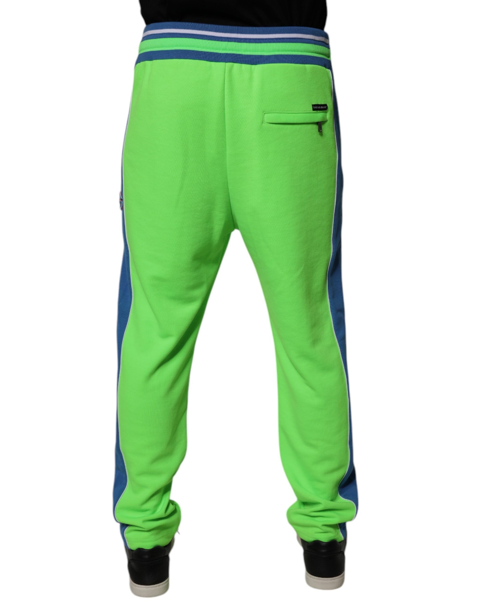 Dolce & Gabbana Green Blue Jogger SweatMen's Men's Pants
