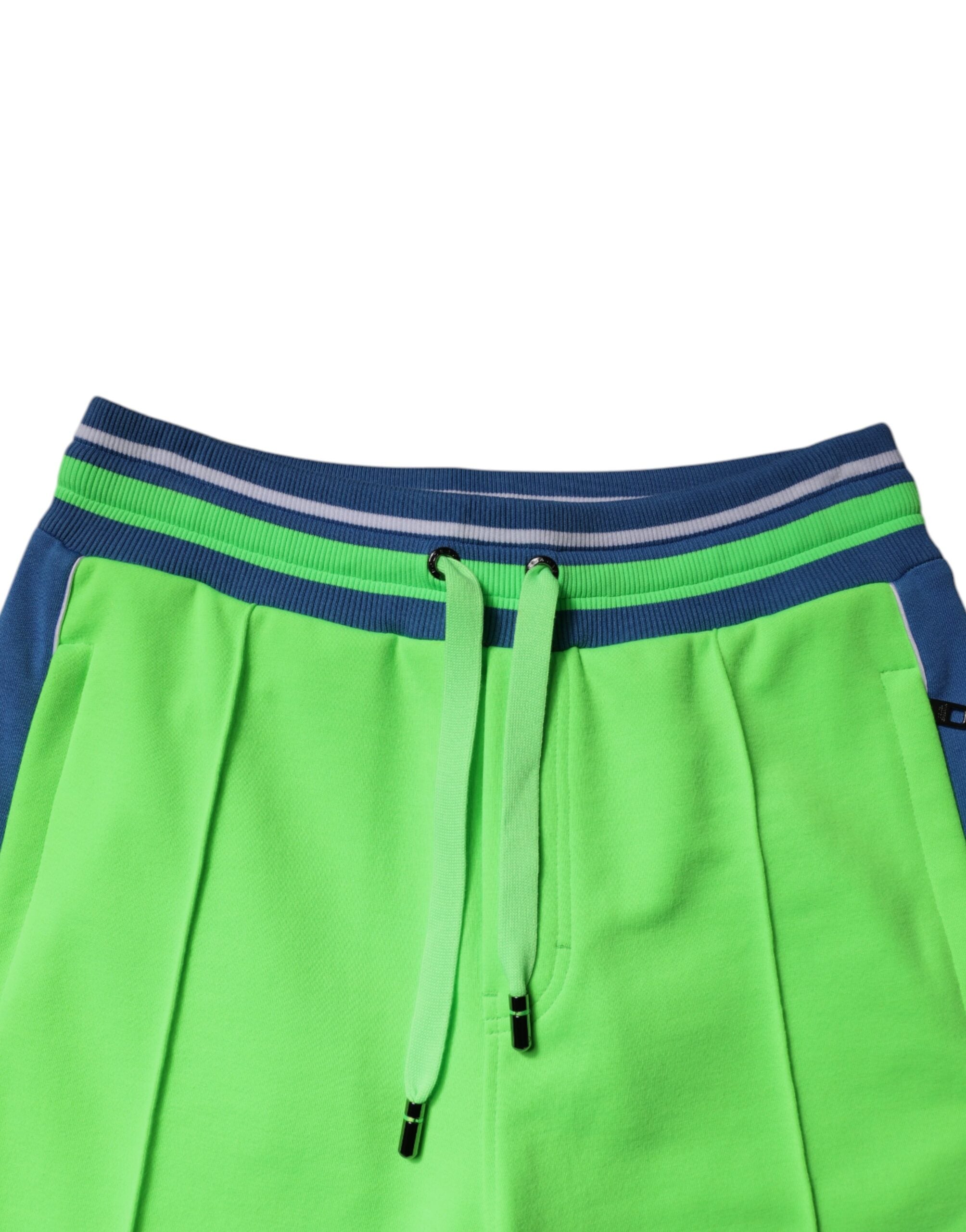 Dolce & Gabbana Green Blue Jogger SweatMen's Men's Pants