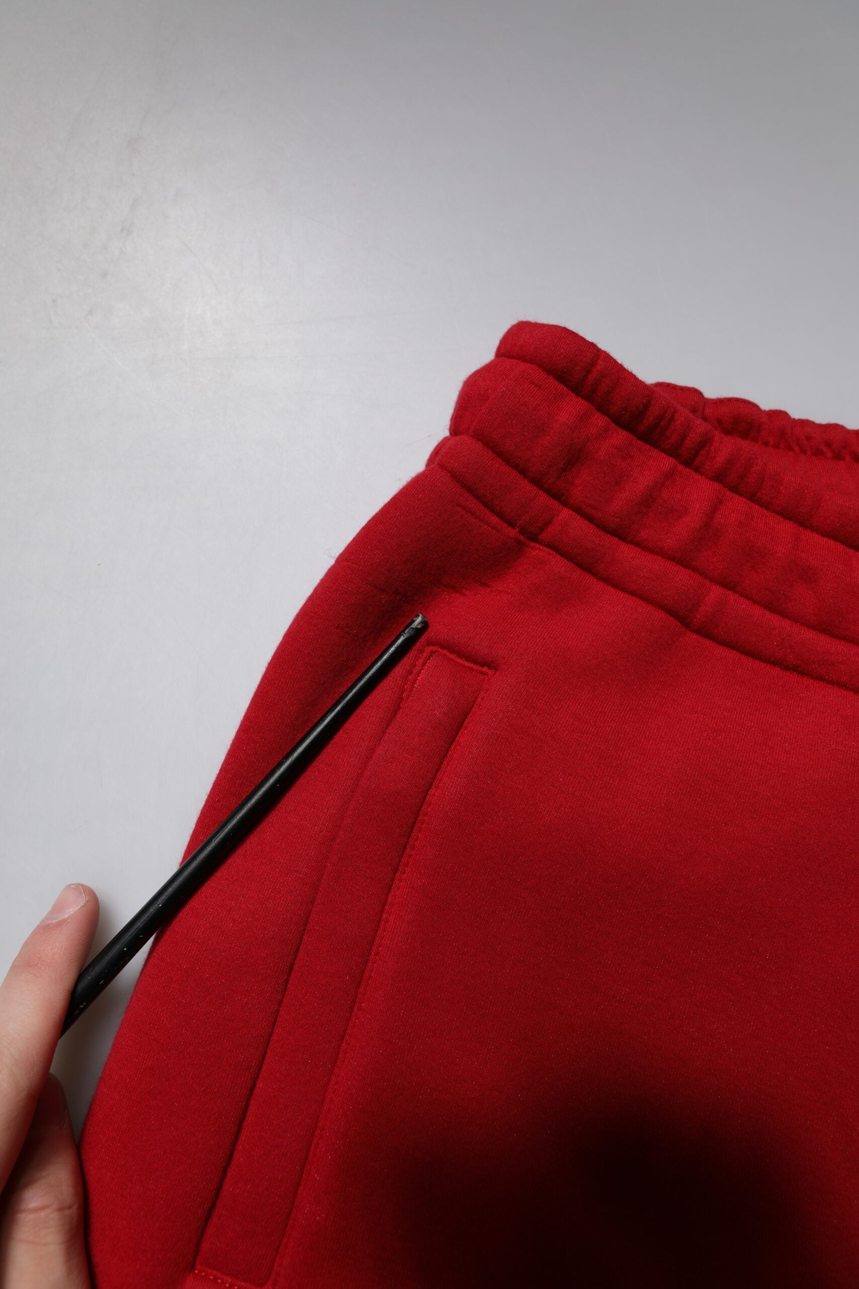 Dolce & Gabbana Red DG Logo Cotton Jogger Men SweatMen's Men's Pants (Pre-Owned)