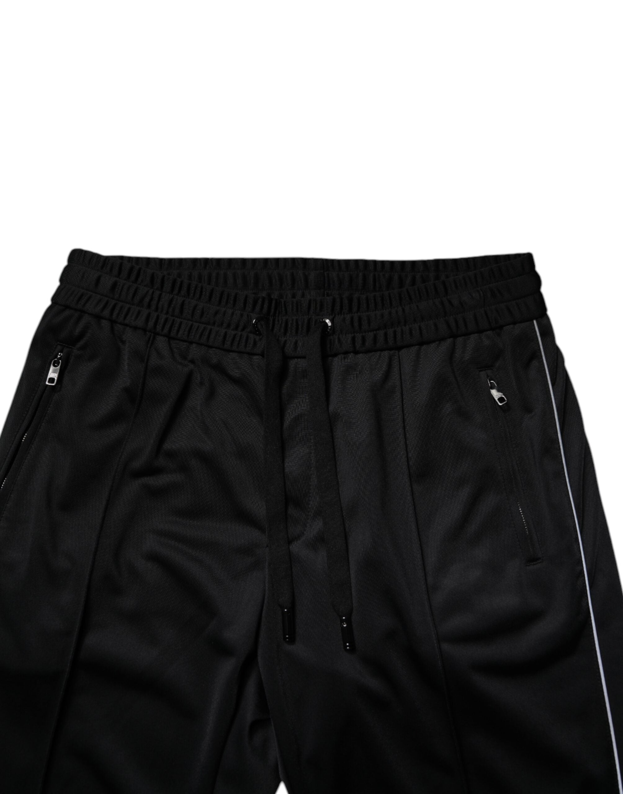 Dolce & Gabbana Black Polyester Men Jogger SweatMen's Men's Pants