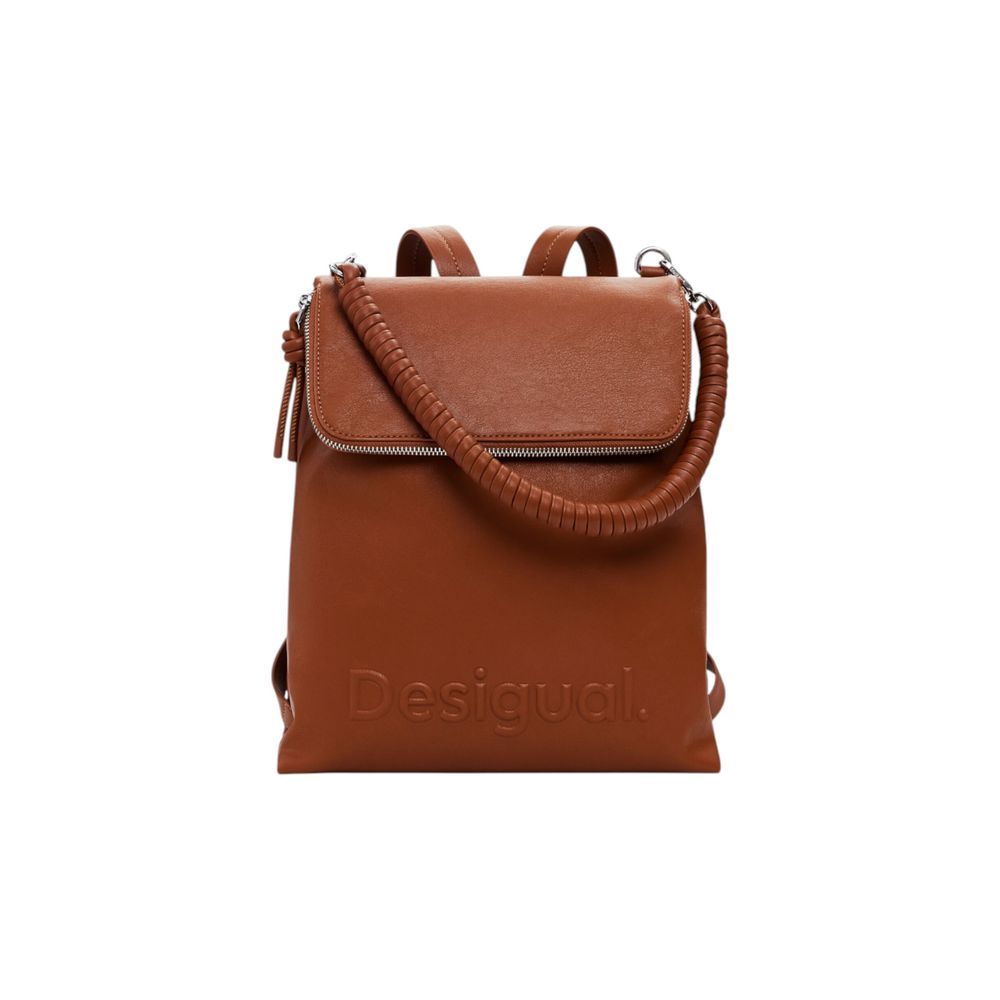 Desigual Brown Polyethylene Women's Backpack