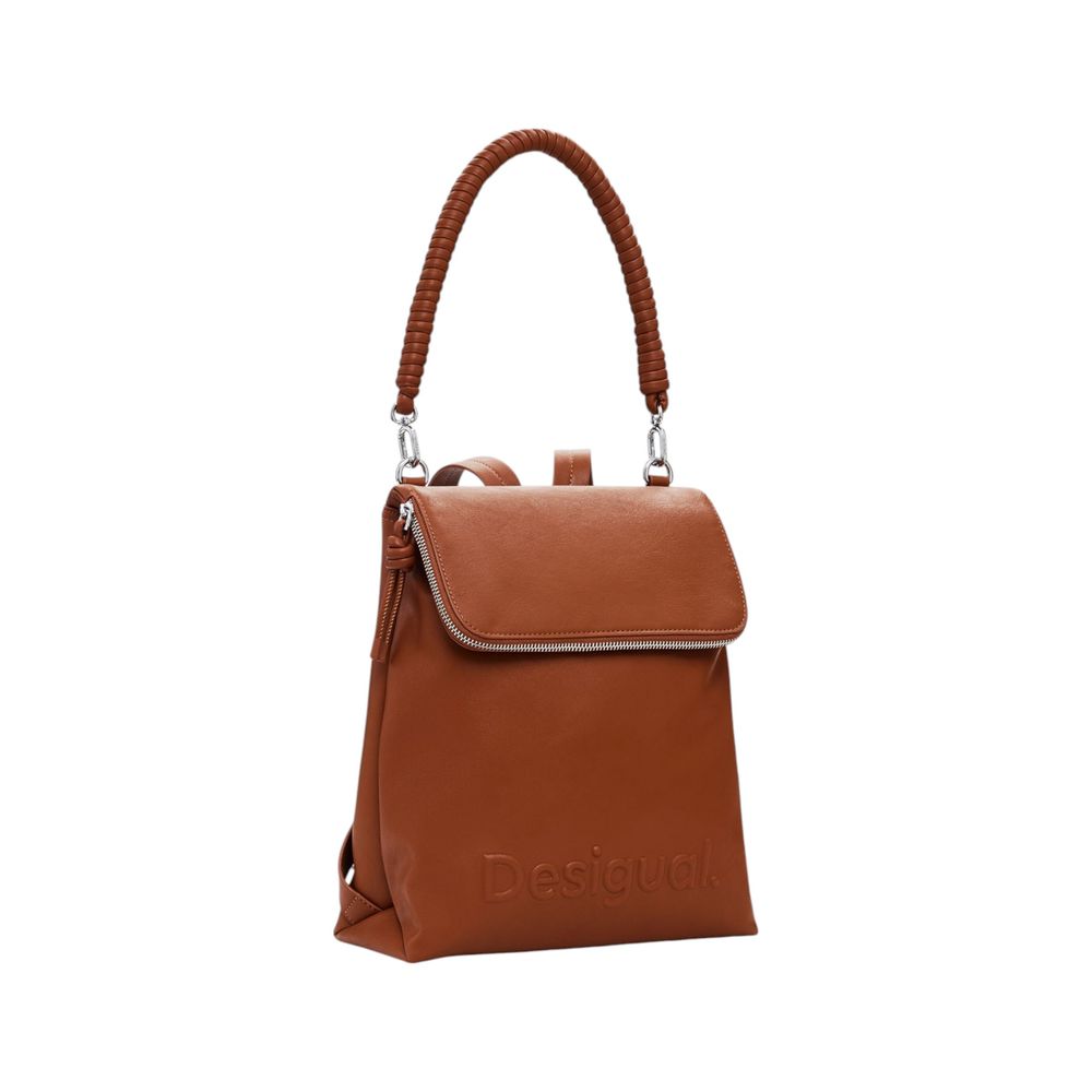 Desigual Brown Polyethylene Women's Backpack