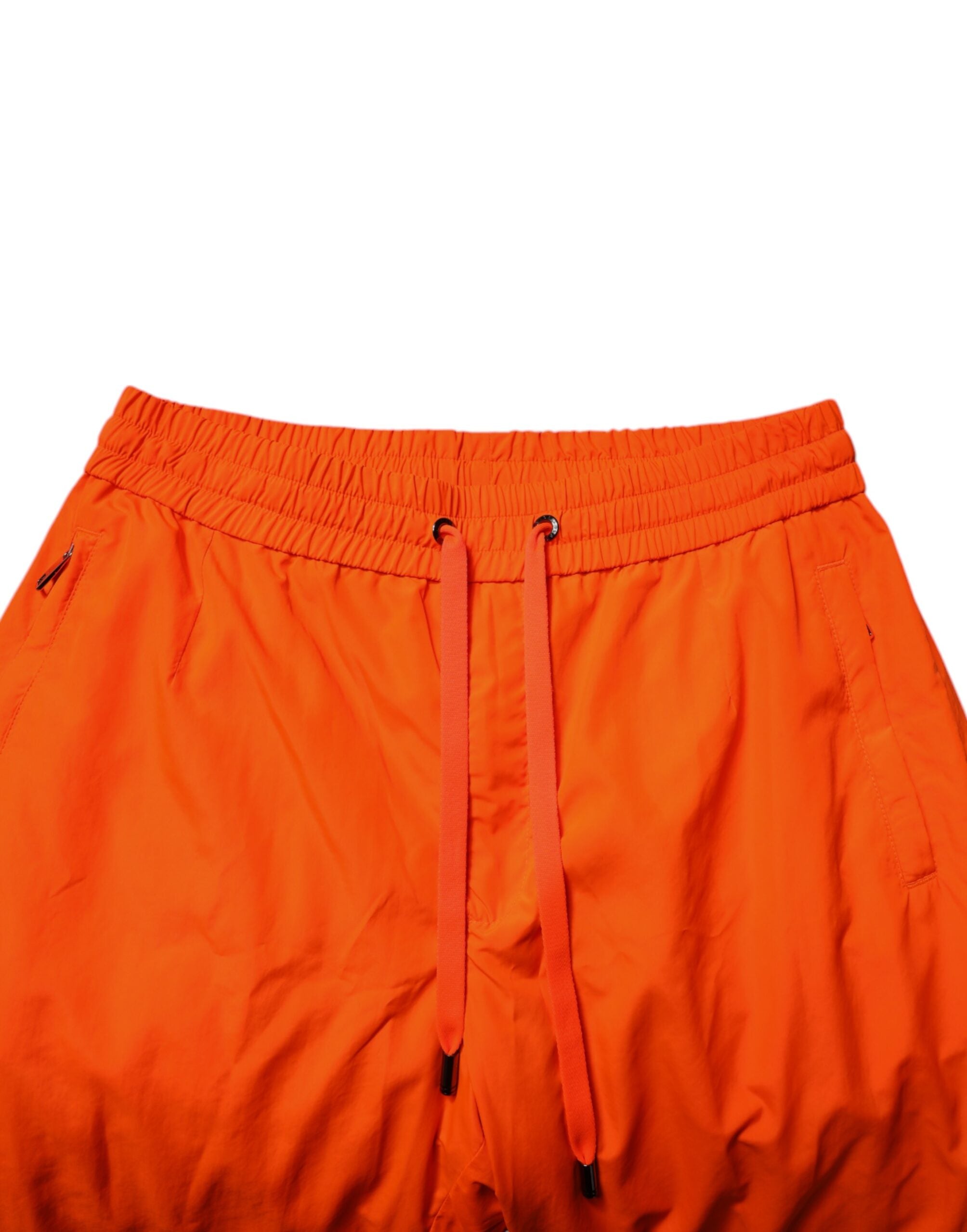 Dolce & Gabbana Orange Polyester Men Jogger SweatMen's Men's Pants