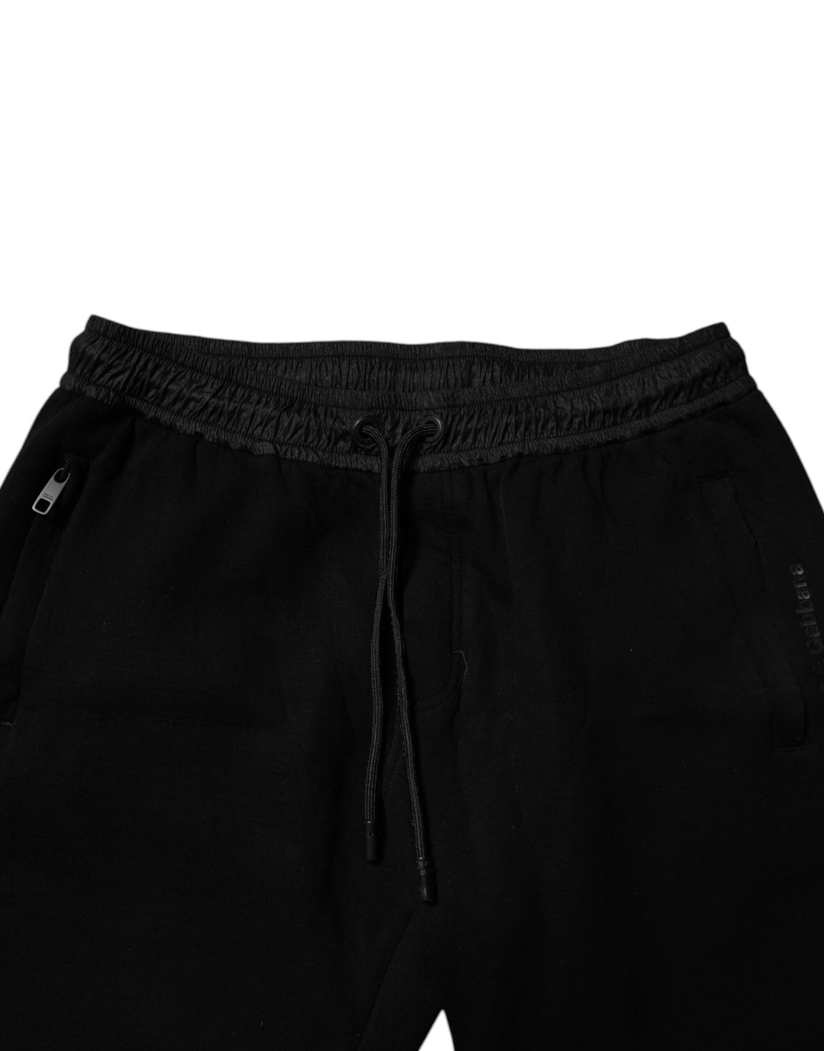 Dolce & Gabbana Black Cotton Blend Men Jogger SweatMen's Men's Pants (Pre-Owned)