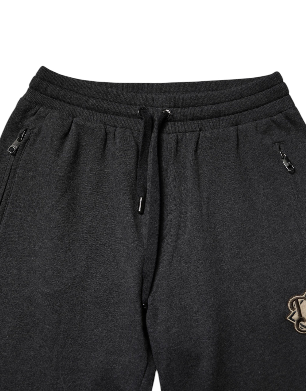 Dolce & Gabbana Dark Gray Logo Cotton Jogger SweatMen's Men's Pants (Pre-Owned)