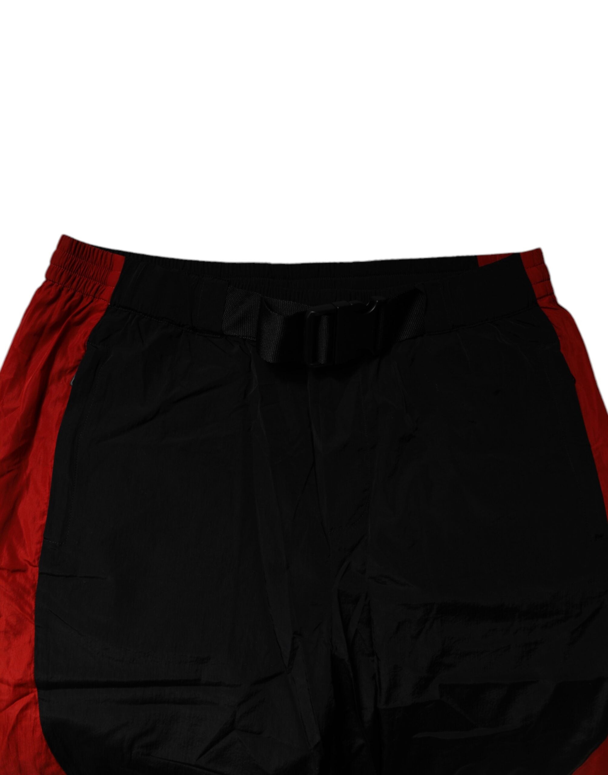Dolce & Gabbana Black Red Leopard Jogger SweatMen's Men's Pants