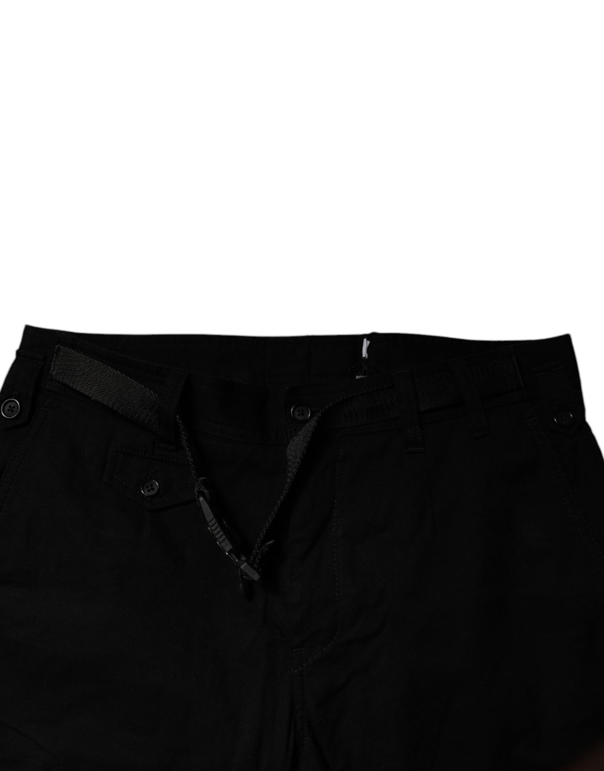 Dolce & Gabbana Black Cotton Stretch Skinny Cargo Denim Men's Jeans