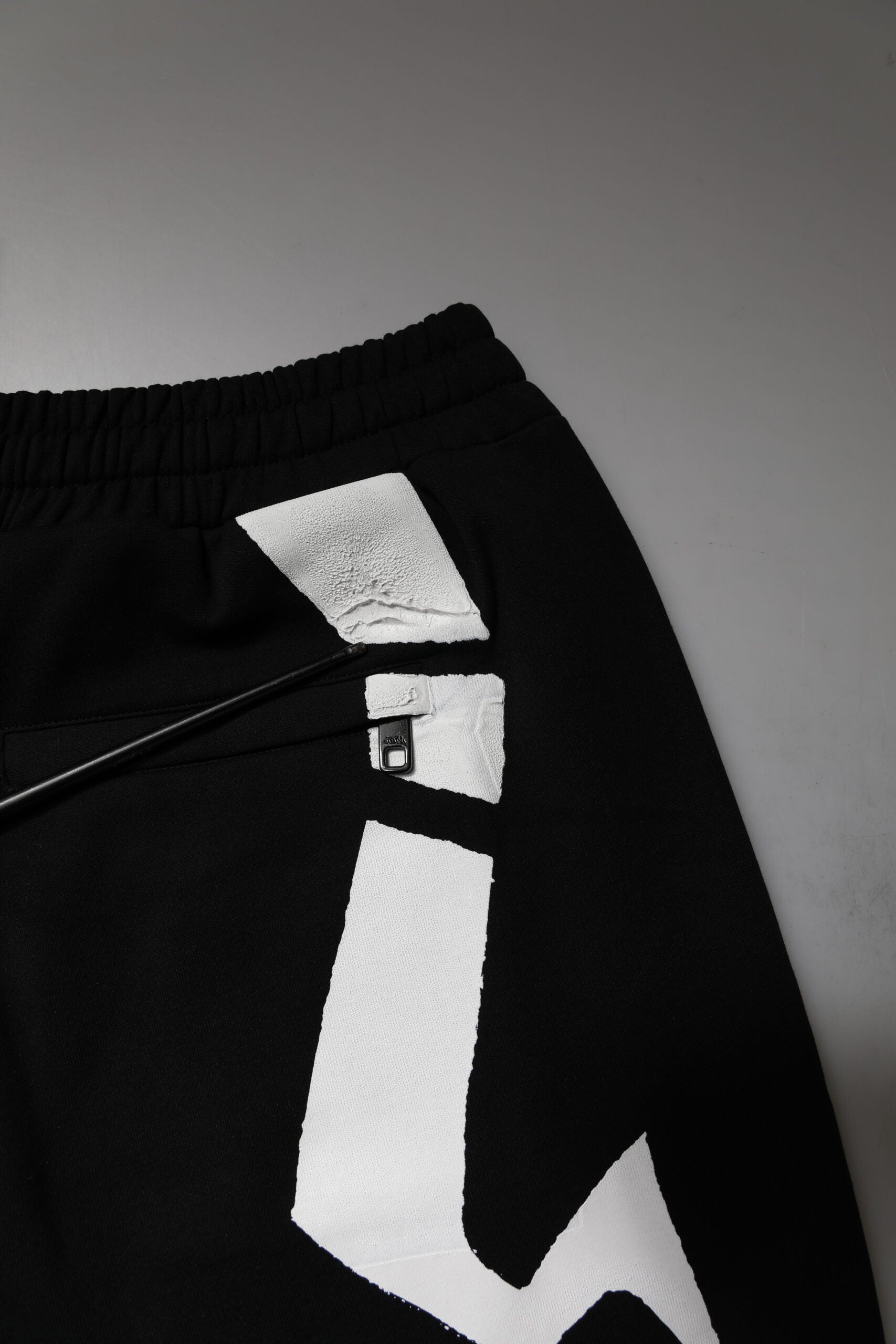 Dolce & Gabbana Black Logo Cotton Jogger SweatMen's Men's Pants (Pre-Owned)