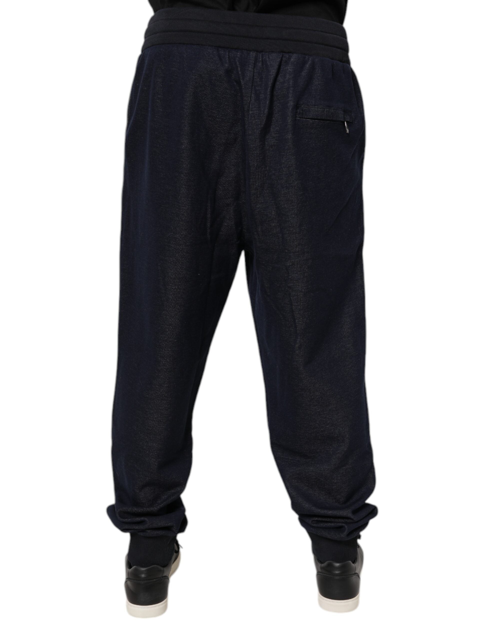 Dolce & Gabbana Dark Gray Jacquard Jogger Men SweatMen's Men's Pants