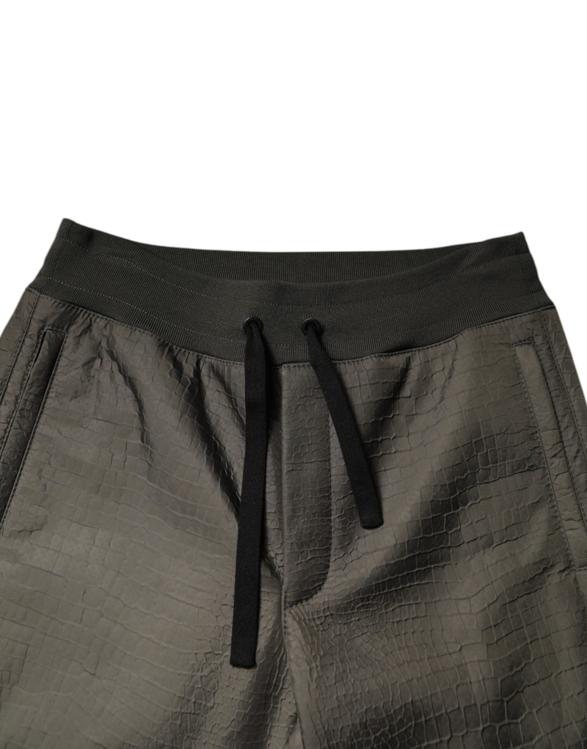 Dolce & Gabbana Brown Lambskin Leather Men SweatMen's Men's Pants