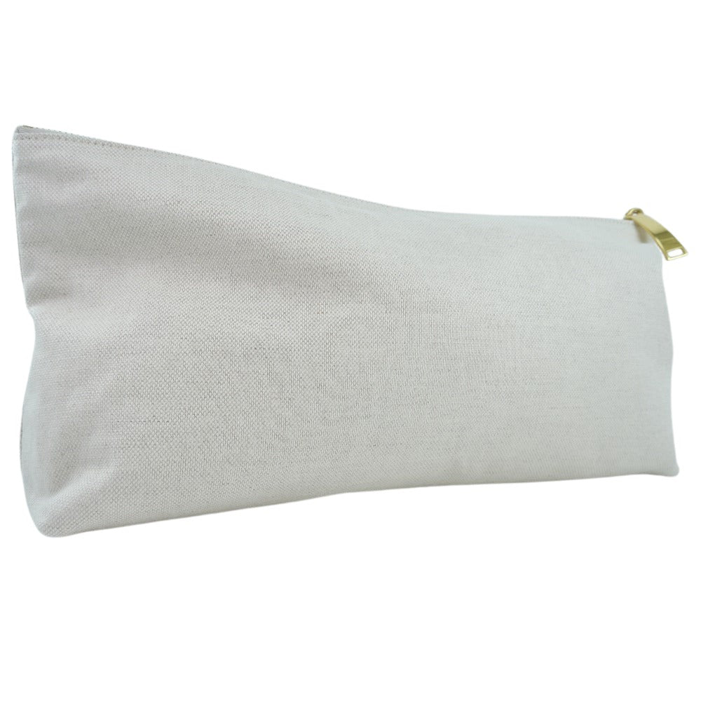 Bottega Veneta Bag-In-Bag Beige Canvas Clutch Bag (Pre-Owned)