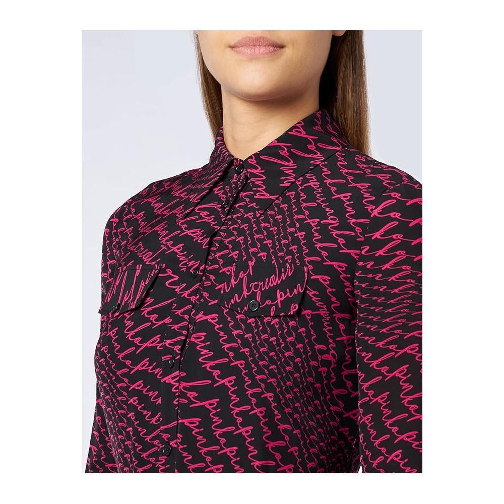 PINKO Black Polyester Women's Dress