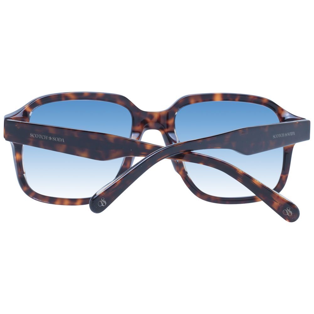 Scotch & Soda Brown Metal Men's Sunglasses