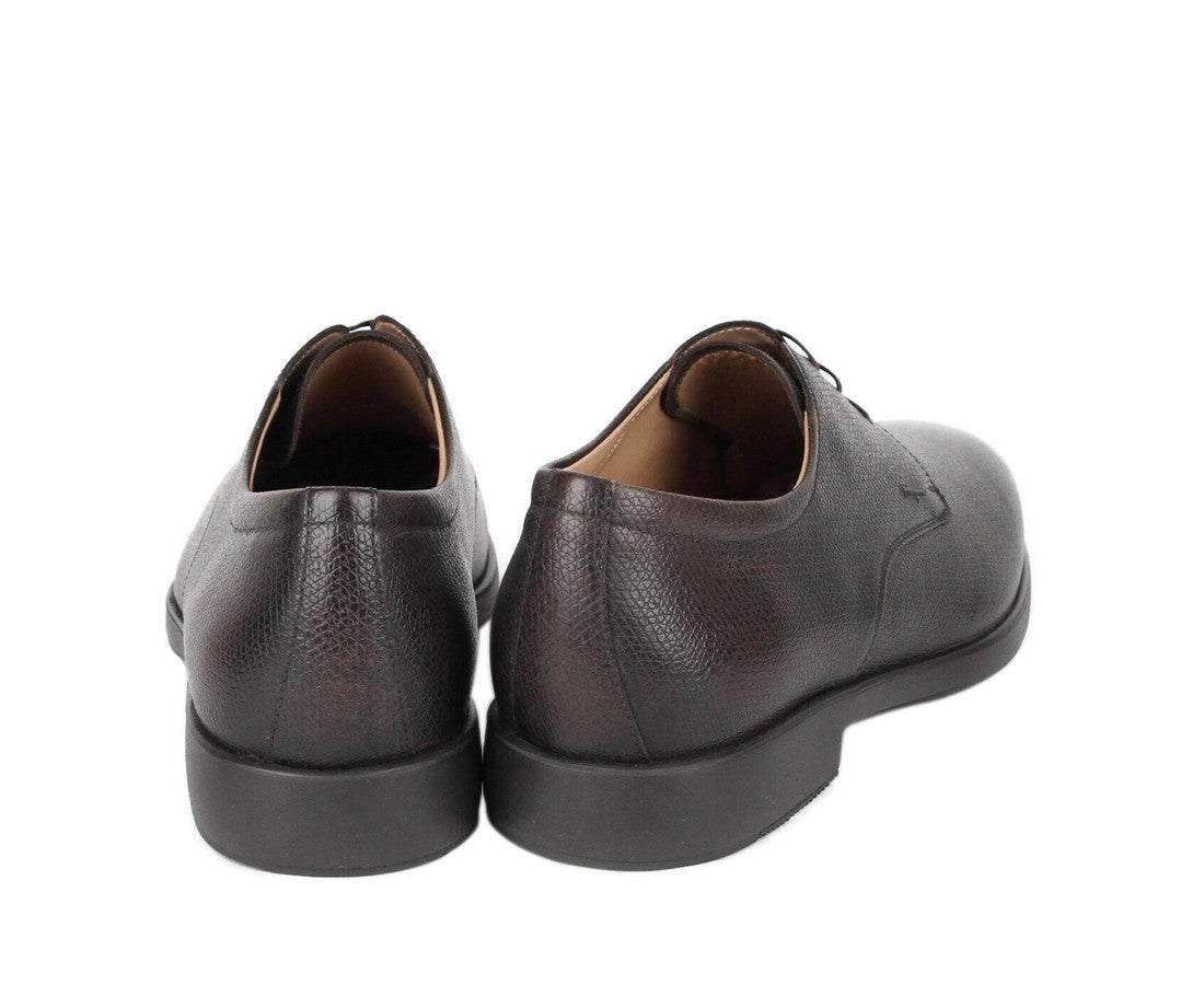 Salvatore Ferragamo Pebble Leather Oxford Shoe