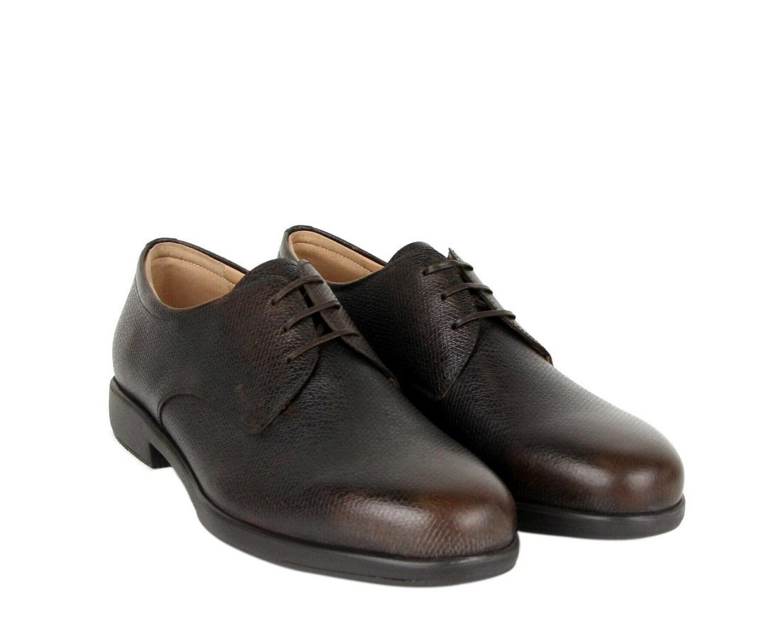 Salvatore Ferragamo Pebble Leather Oxford Shoe