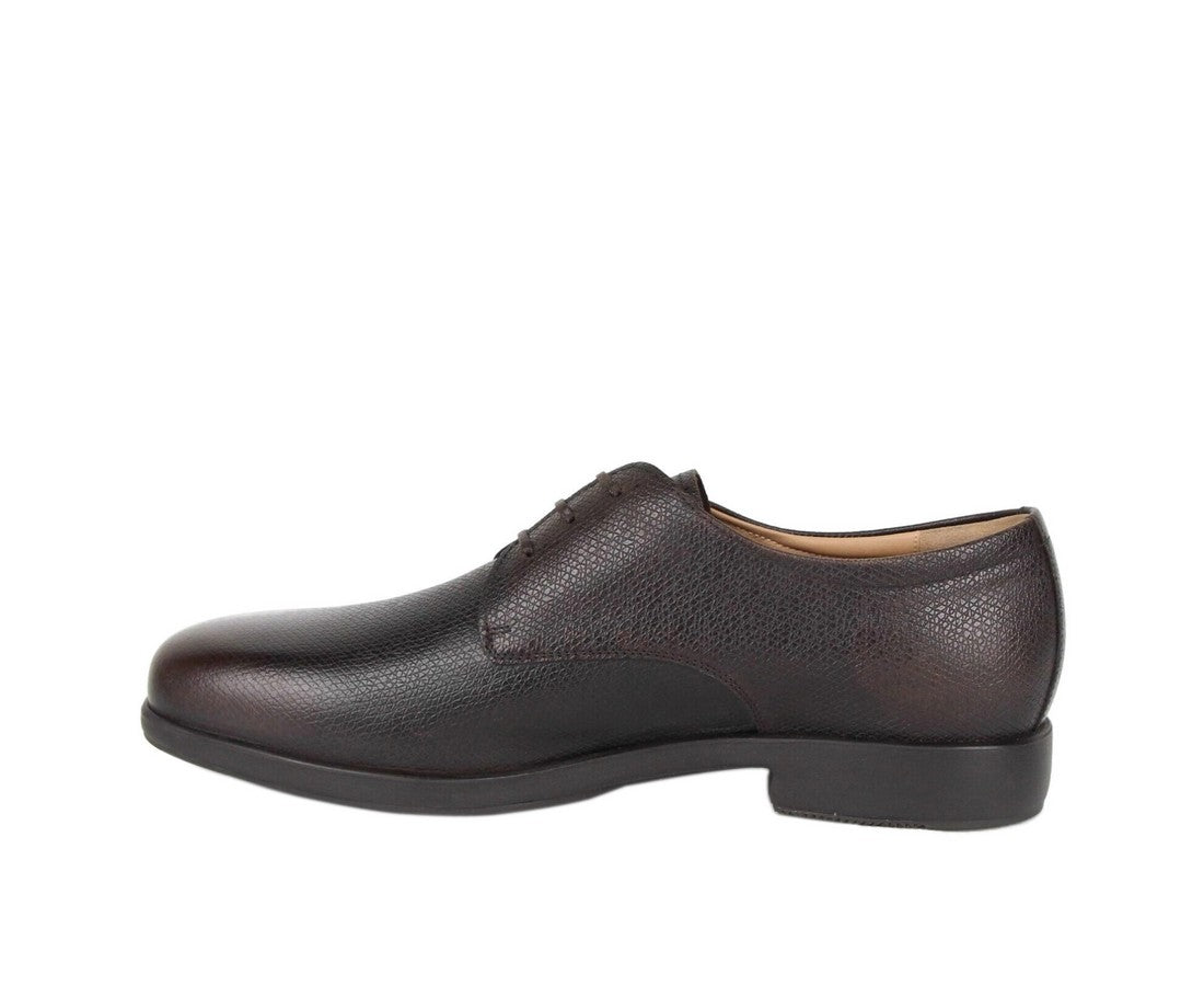 Salvatore Ferragamo Pebble Leather Oxford Shoe