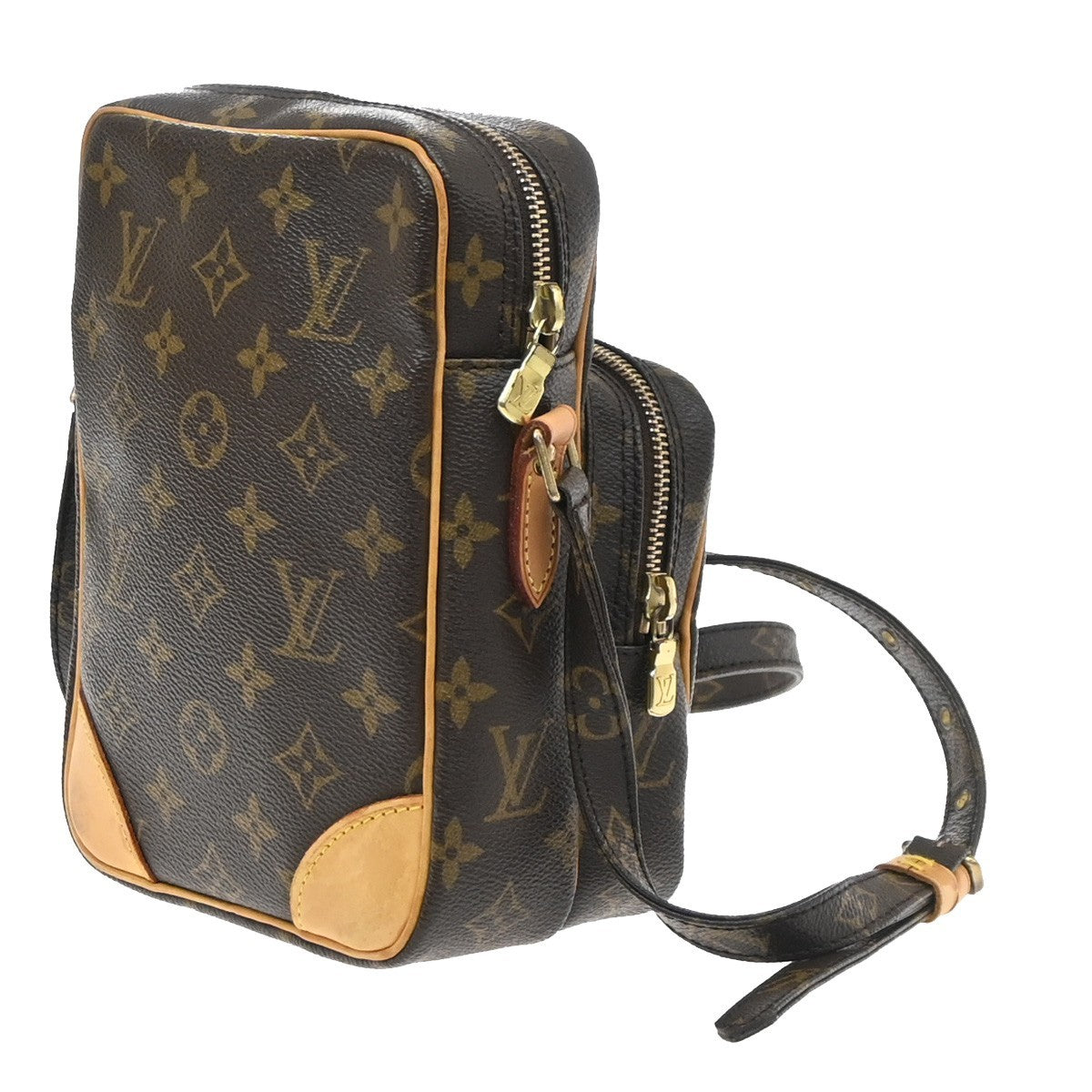 Louis Vuitton Amazone Monogram Canvas Brown Canvas Shoulder Bag Bag (Pre-Owned)