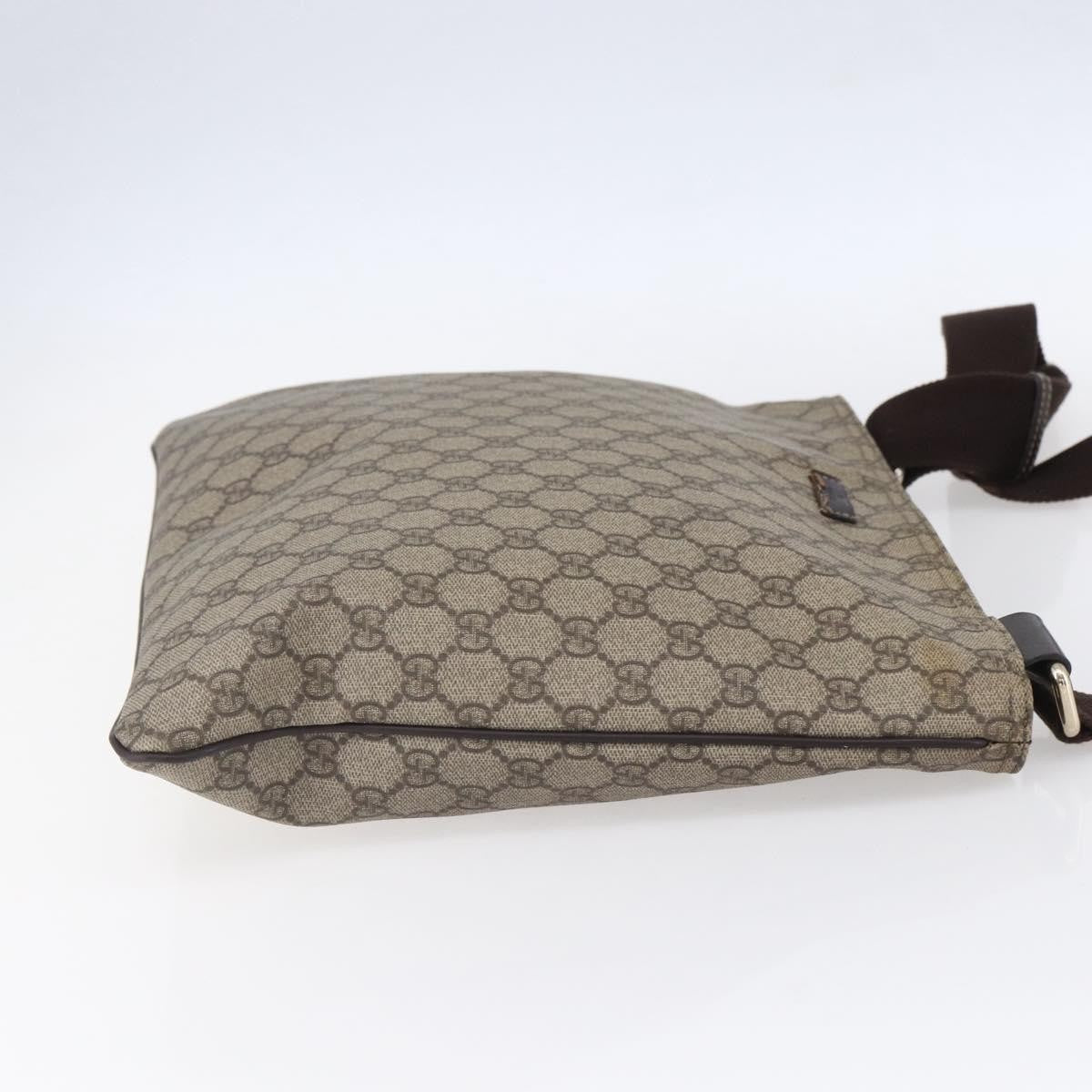 Prada Zip Top Messenger Tessuto Beige Pvc Shoulder Bag Bag (Pre-Owned)