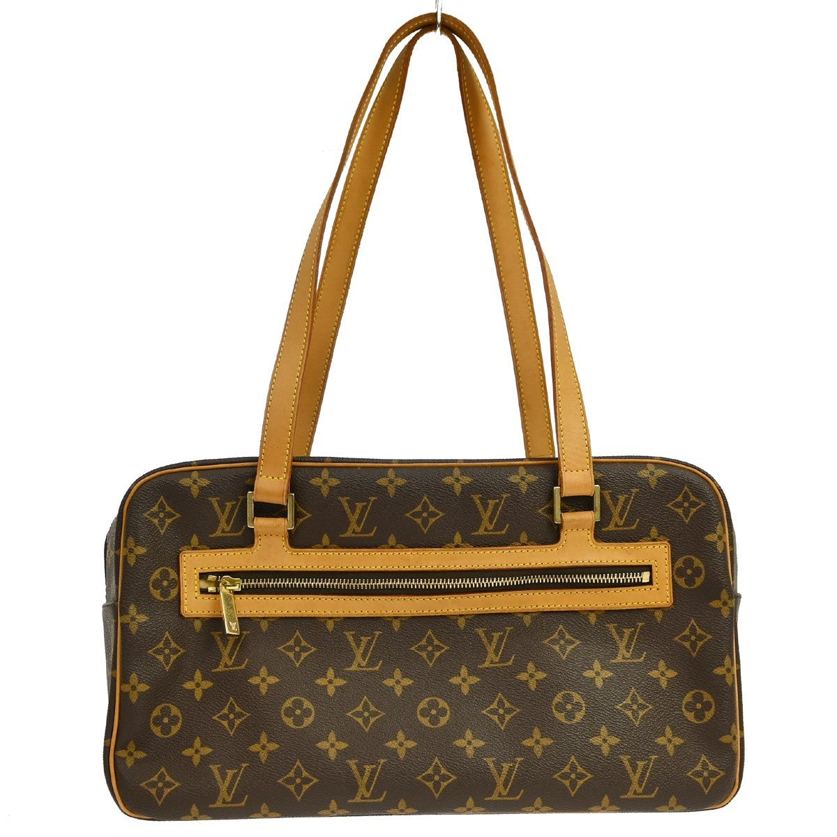 Louis Vuitton Cite Monogram Canvas Brown Canvas Handbag (Pre-Owned)