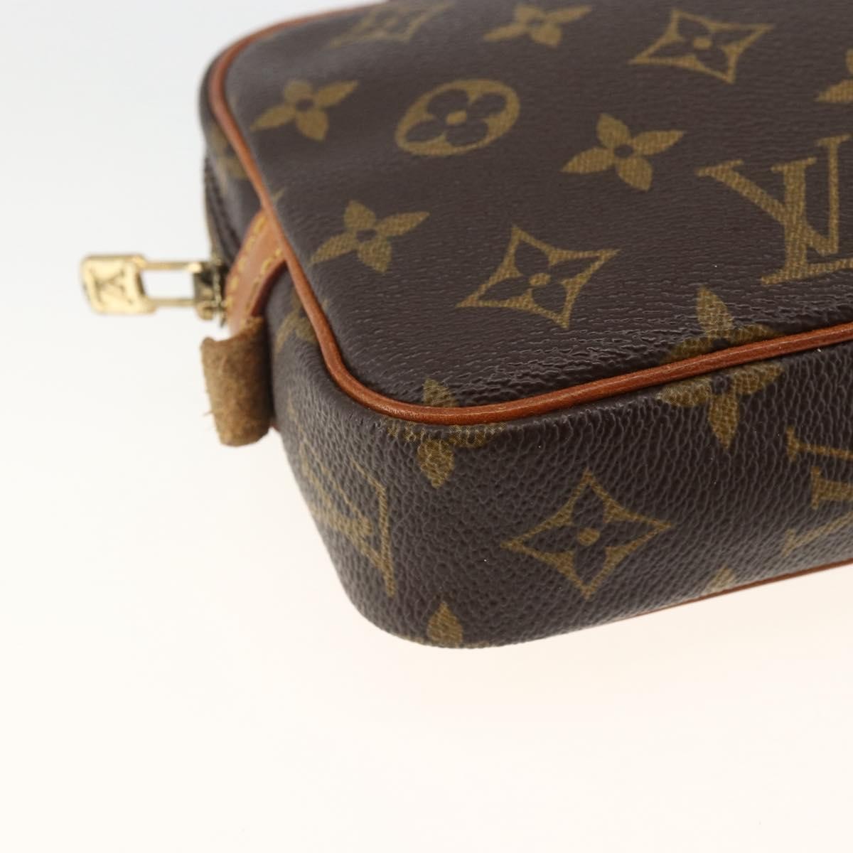 Louis Vuitton Pochette Marly Bandouliere Monogram Canvas Brown Canvas Shoulder Bag Bag (Pre-Owned)