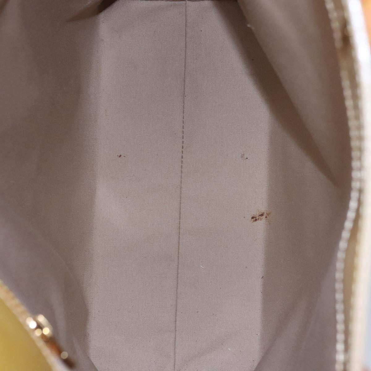 Louis Vuitton Reade Monogram Vernis Beige Patent_Leather Handbag (Pre-Owned)