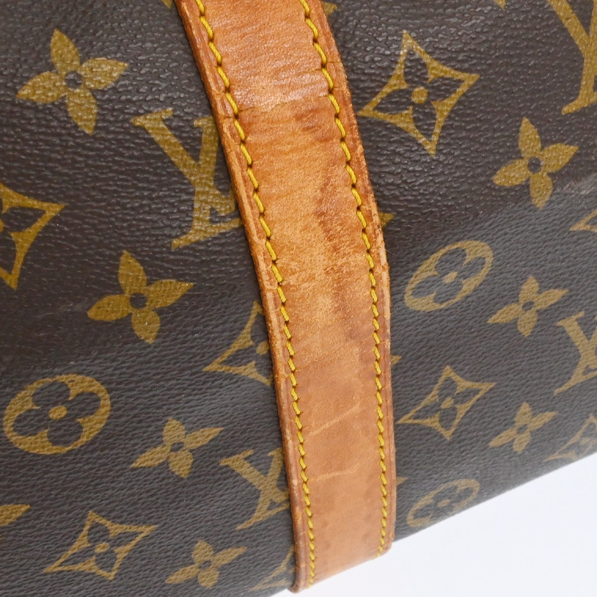 Louis Vuitton Keepall Monogram Canvas Brown Canvas Travel Bag Bag (Pre-Owned)