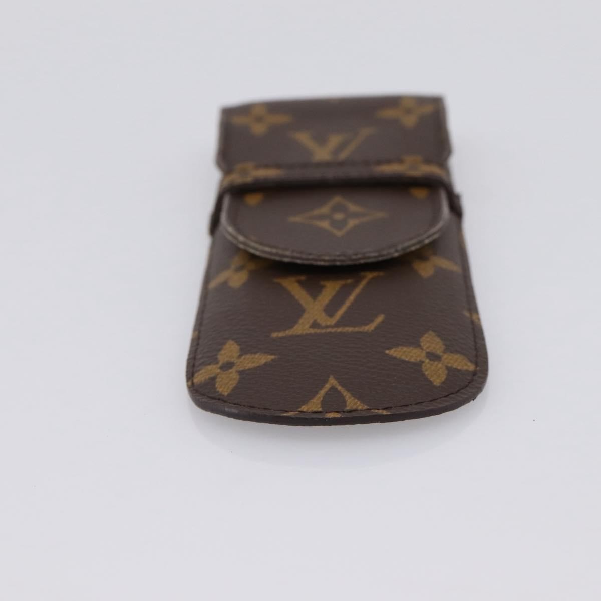 Louis Vuitton Etui À Stylo Canvas Brown Canvas Clutche & Pouche Bag (Pre-Owned)