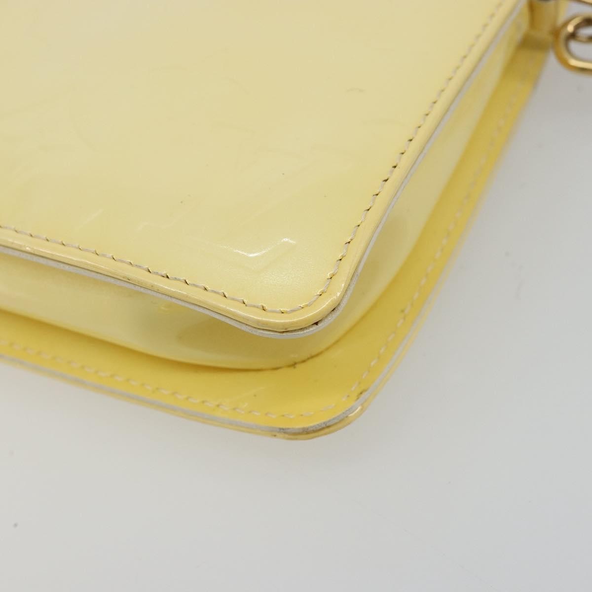 Louis Vuitton Lexington Pochette Monogram Vernis Beige Patent_Leather Clutche & Pouche Bag (Pre-Owned)