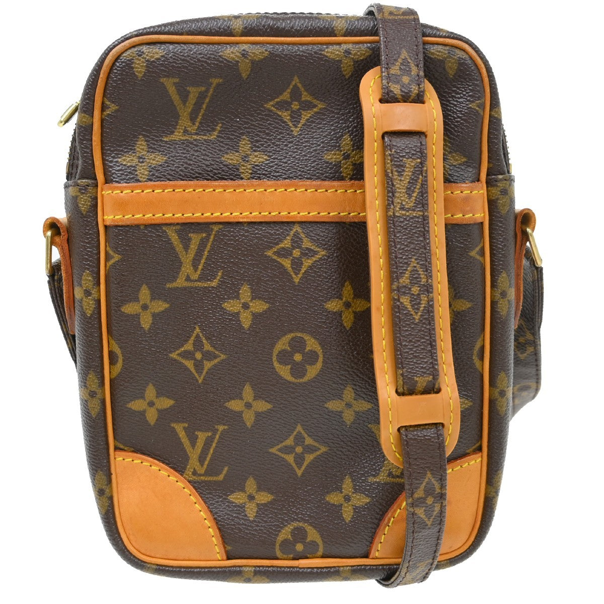 Louis Vuitton Danube Monogram Canvas Brown Canvas Shoulder Bag Bag (Pre-Owned)