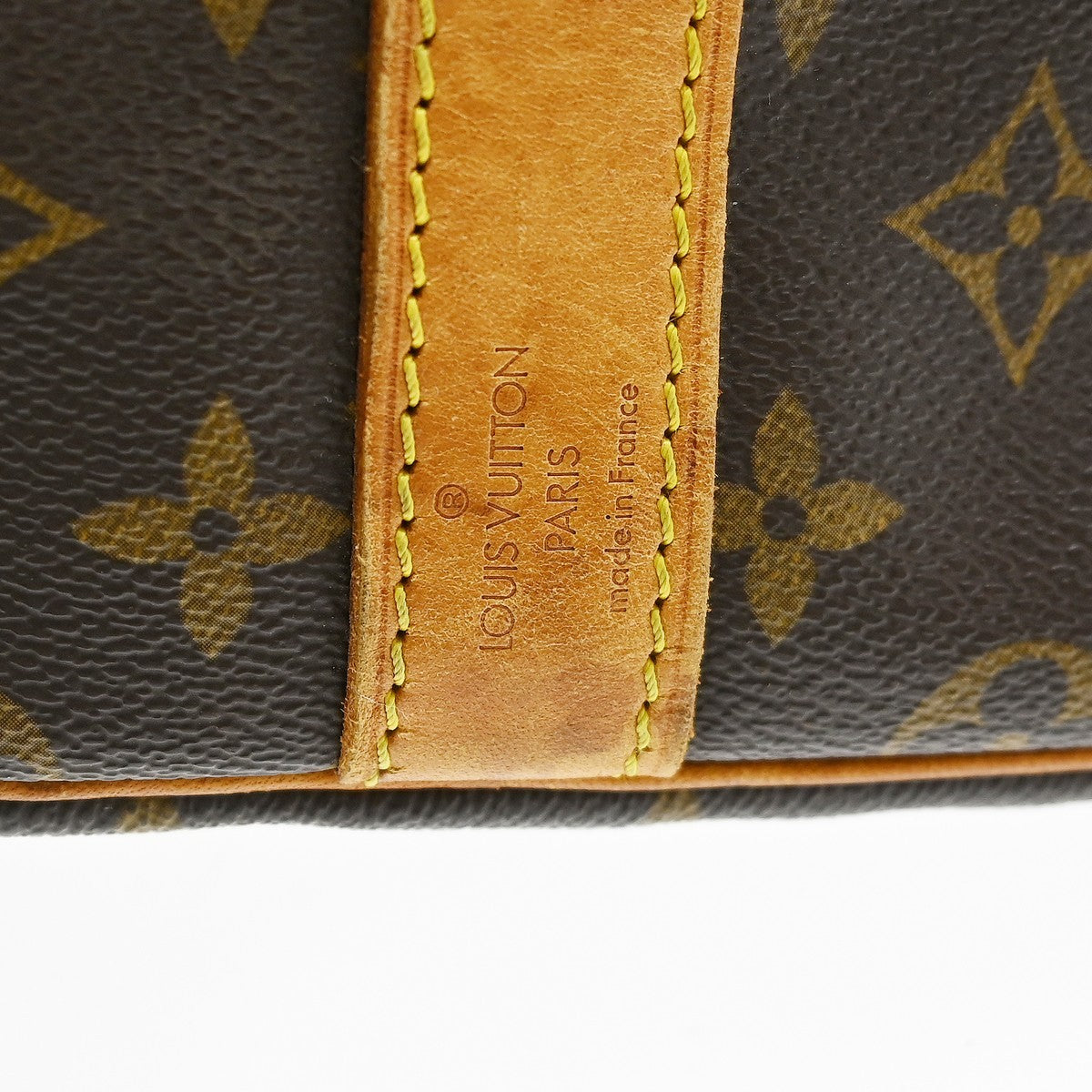 Louis Vuitton Keepall Bandouliere Monogram Canvas Brown Canvas Travel Bag Bag (Pre-Owned)