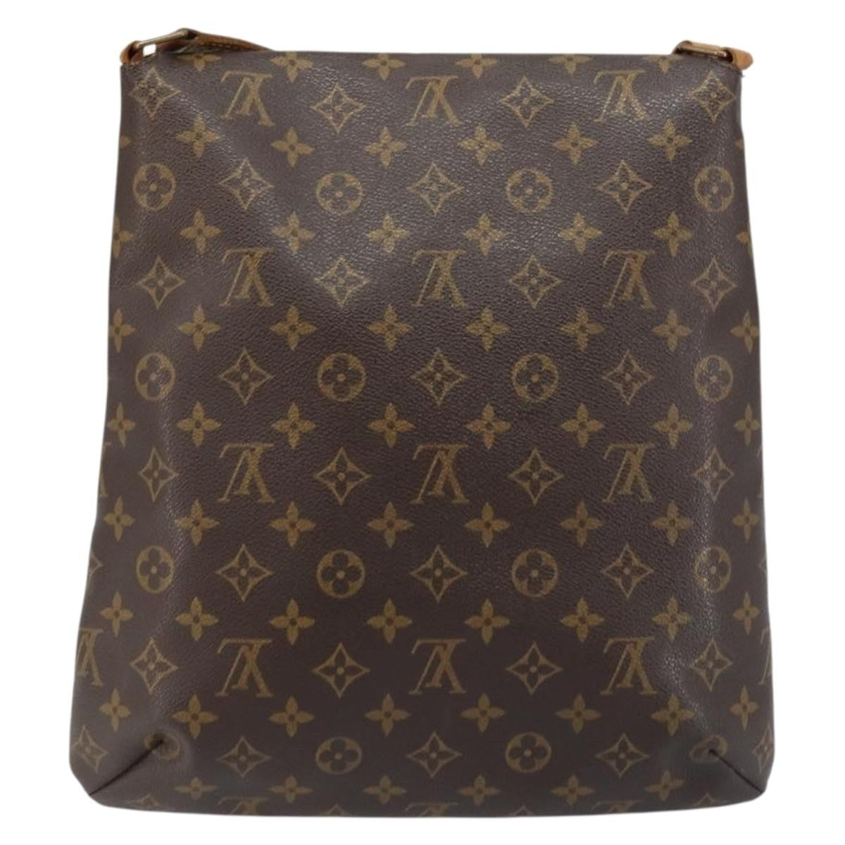 Louis Vuitton Musette Monogram Canvas Brown Canvas Shoulder Bag Bag (Pre-Owned)