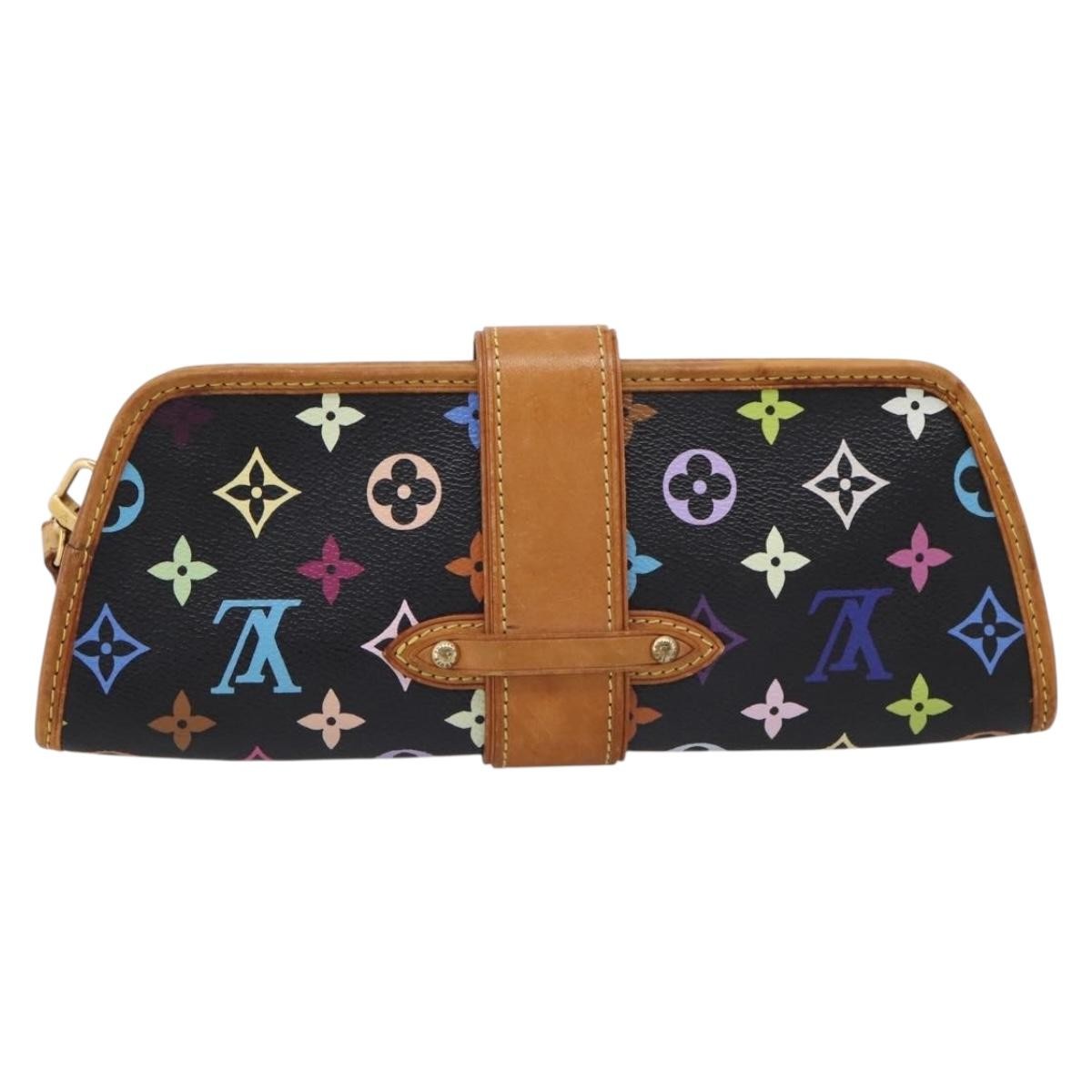 Louis Vuitton Shirley Monogram Multicolor Black Canvas Handbag (Pre-Owned)