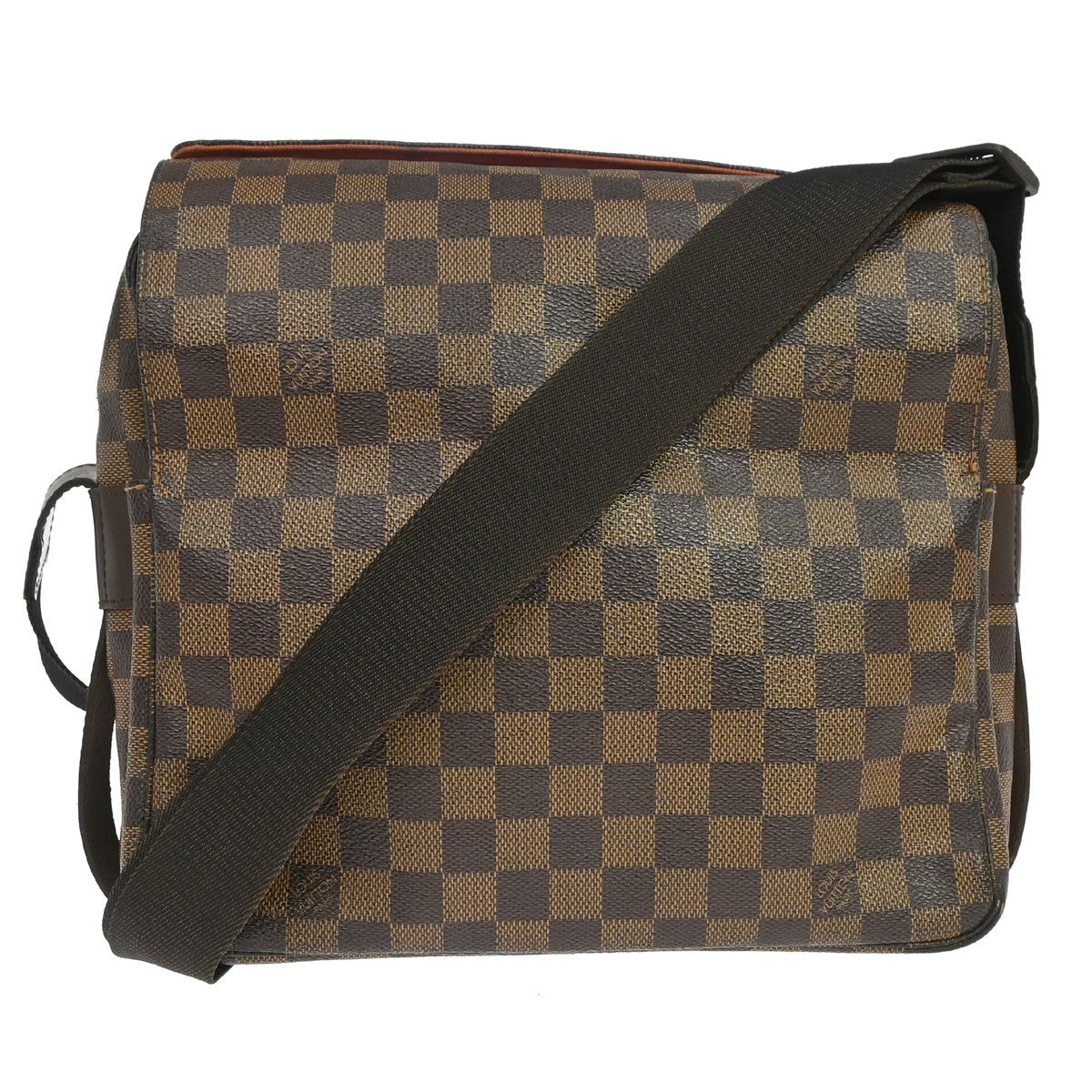 Louis Vuitton Naviglio Damier Brown Canvas Shoulder Bag Bag (Pre-Owned)