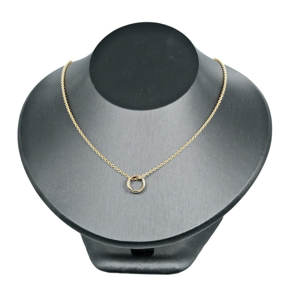 Cartier Trinity Pendant 18K Tricolor Gold Gold Yellow_Gold Necklace Jewelry (Pre-Owned)