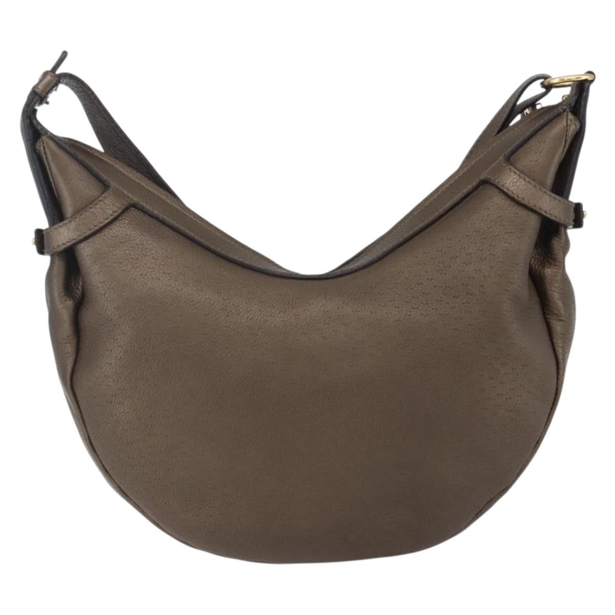 Salvatore Ferragamo Vintage Leather Brown Leather Shoulder Bag Bag (Pre-Owned)