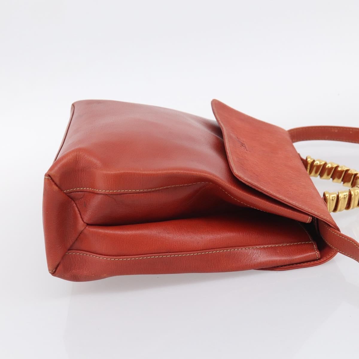 Loewe Vintage Velazquez Top Handle Leather Orange Leather Handbag (Pre-Owned)