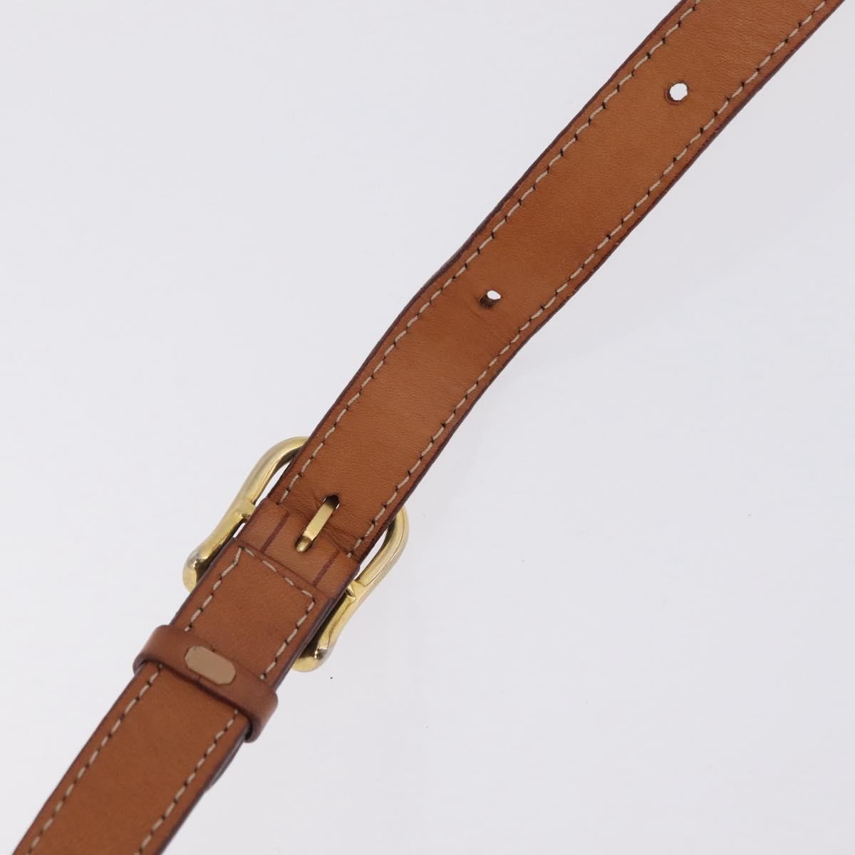 Celine Macadam Shoulder Canvas Brown Canvas Crossbody Bag Bag (Pre-Owned)