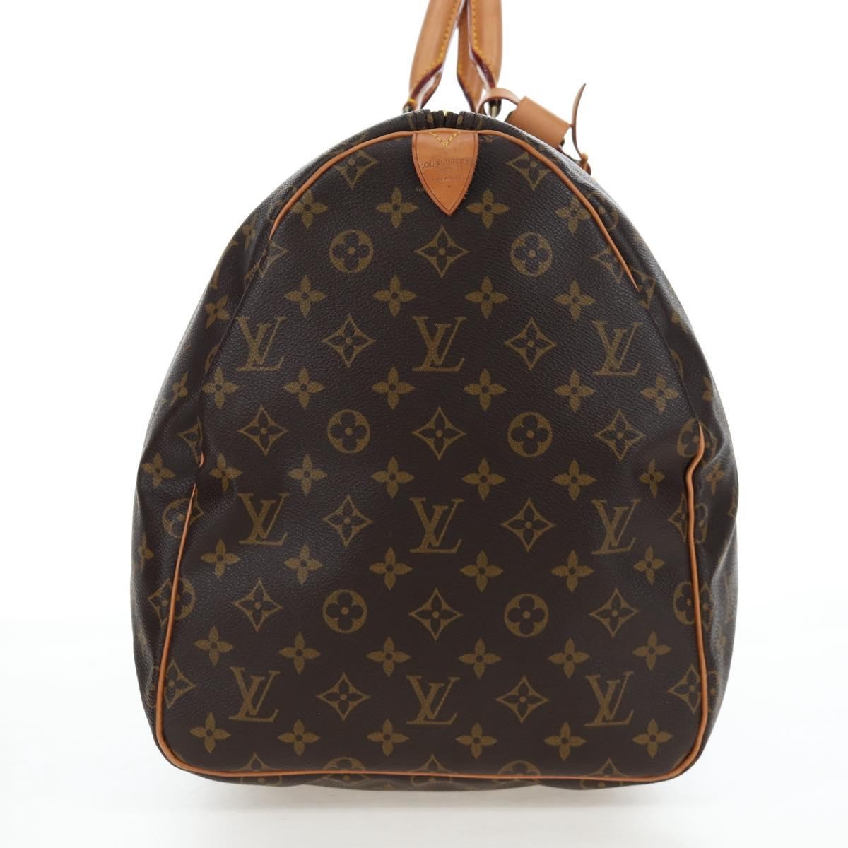 Louis Vuitton Keepall Monogram Canvas Brown Canvas Travel Bag Bag (Pre-Owned)