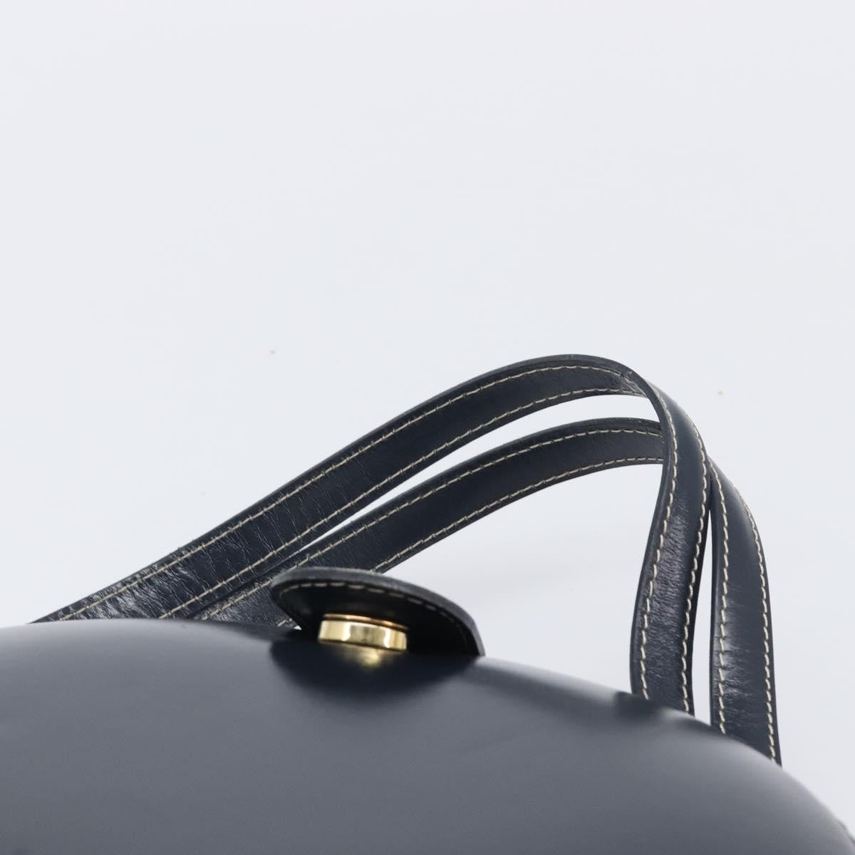 Loewe Vintage Leather Navy Leather Shoulder Bag Bag (Pre-Owned)