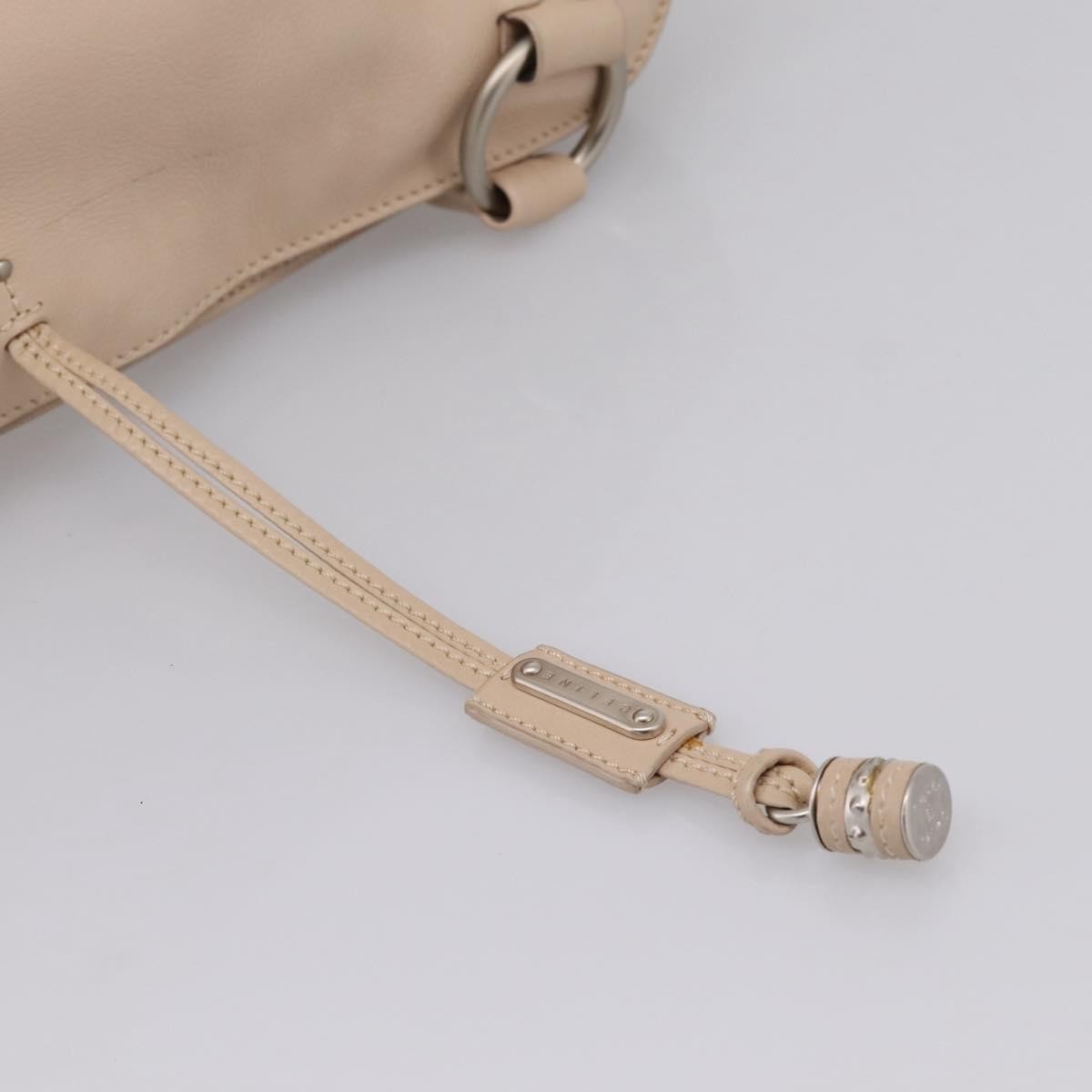 Celine Bittersweet Leather Beige Leather Handbag (Pre-Owned)