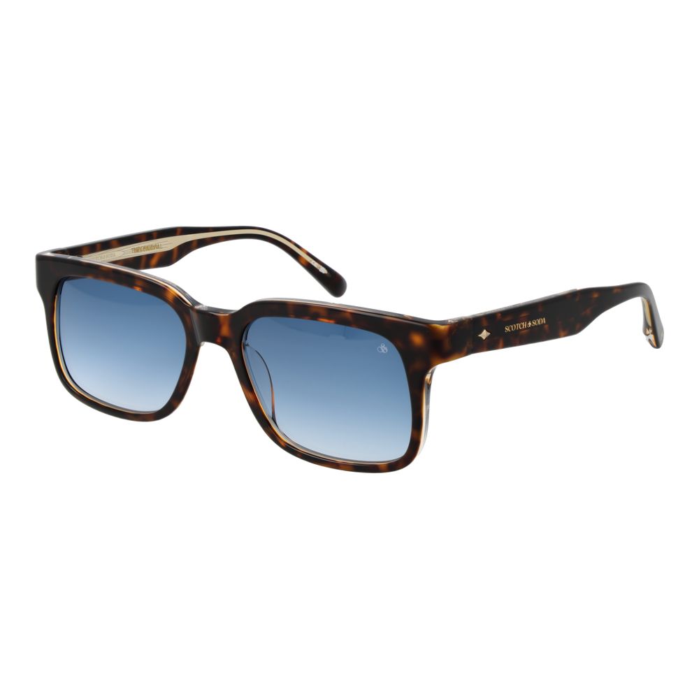 Scotch & Soda Brown Acetate Men's Sunglasses
