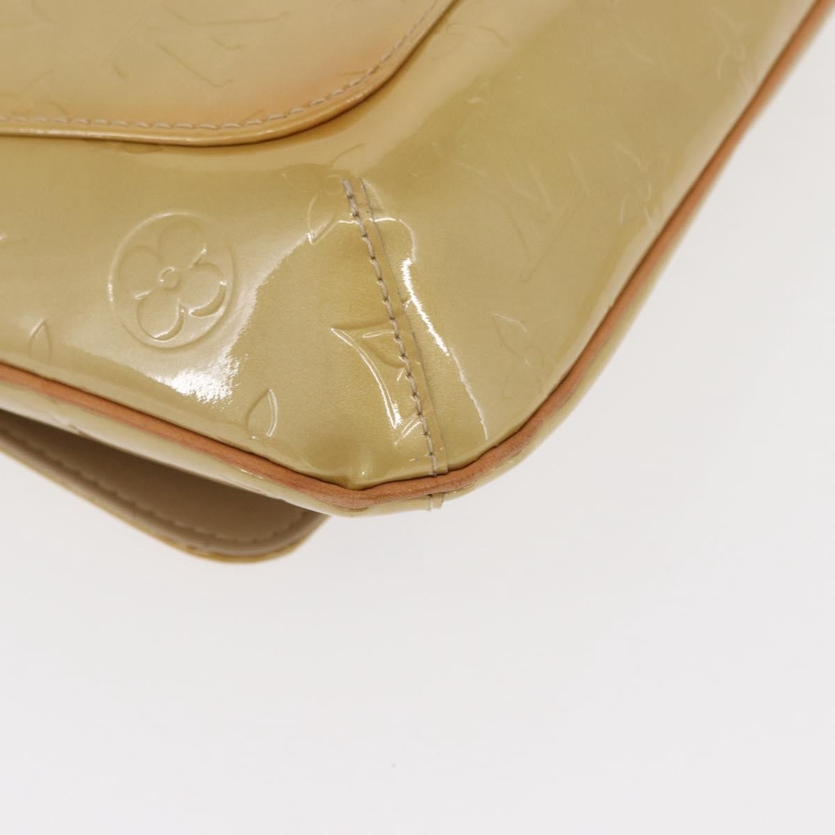 Louis Vuitton Thompson Street Monogram Vernis Beige Patent_Leather Shoulder Bag Bag (Pre-Owned)
