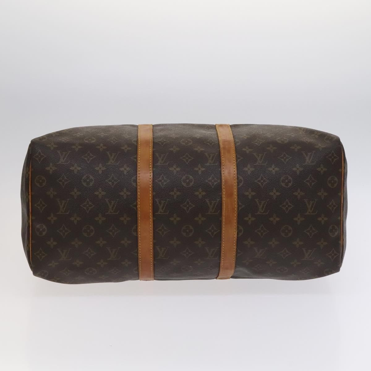 Louis Vuitton Keepall Monogram Canvas Brown Canvas Travel Bag Bag (Pre-Owned)