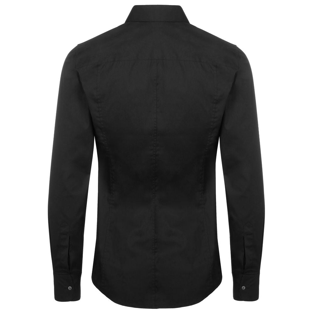 Dolce & Gabbana Black Cotton Men's Shirt