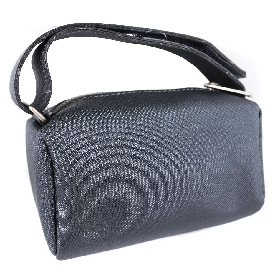 Chanel Grey Synthetic Clutch Bag (Pre-Owned)