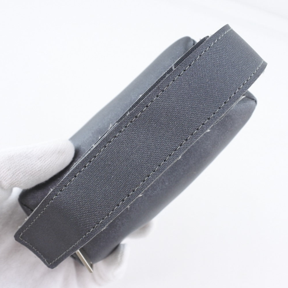 Chanel Grey Synthetic Clutch Bag (Pre-Owned)