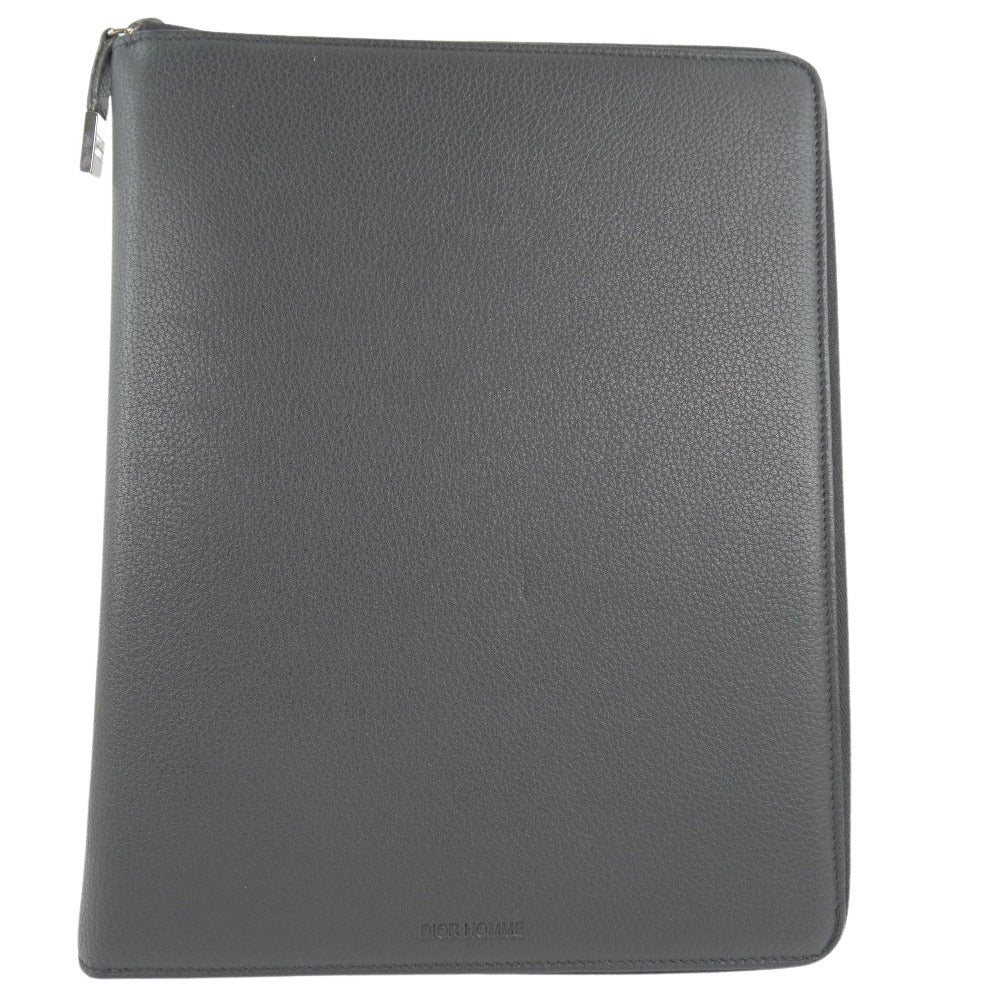 Dior -- Black Leather Clutch Bag (Pre-Owned)