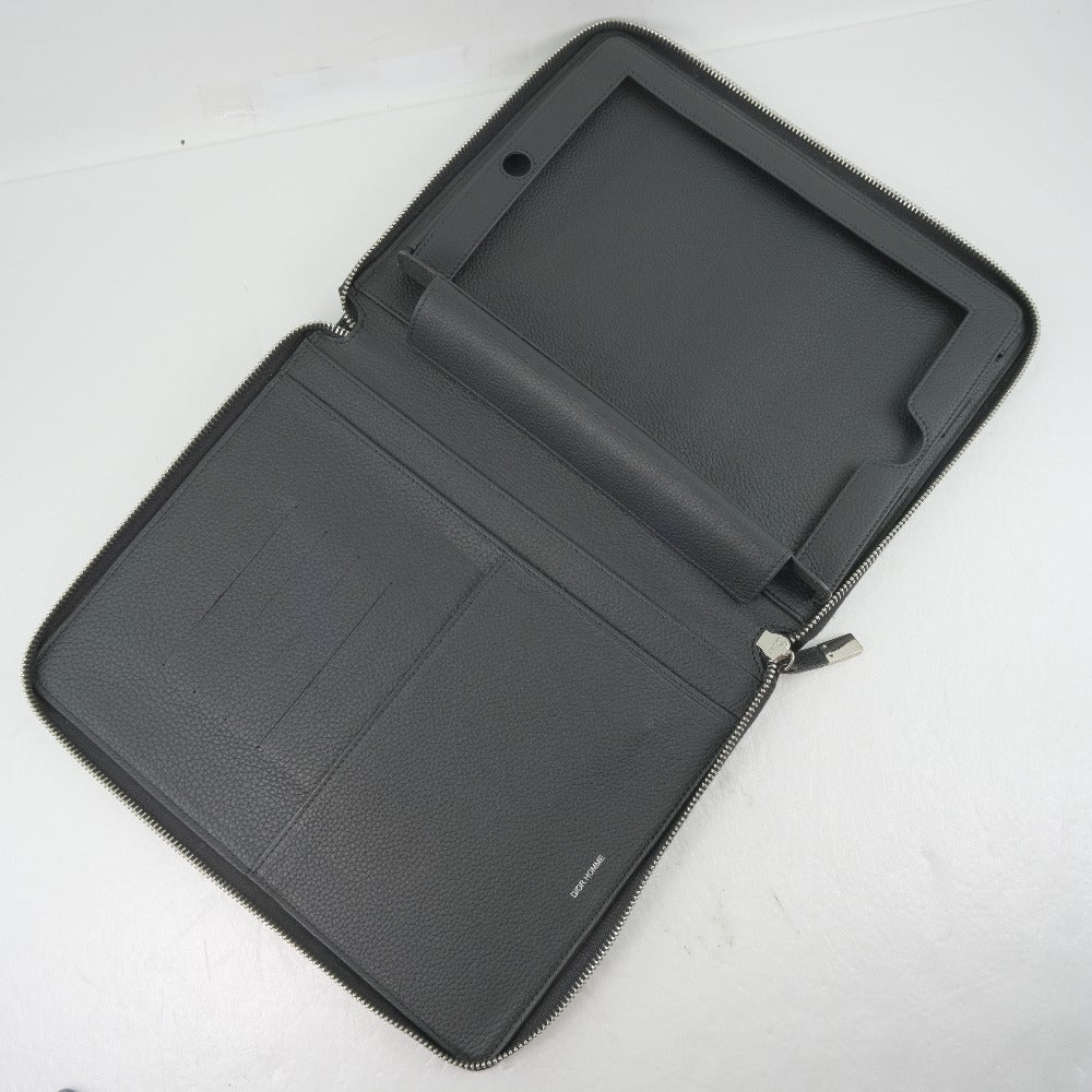 Dior -- Black Leather Clutch Bag (Pre-Owned)