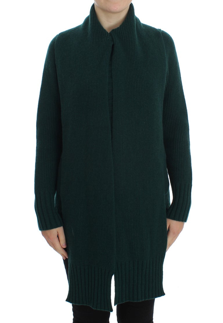 Dolce & Gabbana Green Knitted Cashmere Women's Cardigan